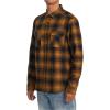 RVCA Men’s Thatll Work Flannel Long Sleeve Woven Shirt(Dayshift Flannel/Navy)
