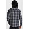 RVCA Men’s Thatll Work Flannel Long Sleeve Woven Shirt(Dayshift Flannel/Rvca Black)