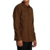 RVCA Men’s Thatll Work Flannel Long Sleeve Woven Shirt(Harvest Neps | Bombay Brown)