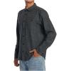 RVCA Men’s Thatll Work Flannel Long Sleeve Woven Shirt(Harvest Neps/Black)