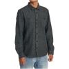 RVCA Men’s Thatll Work Flannel Long Sleeve Woven Shirt(Harvest Neps/Black)