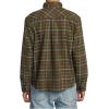 RVCA Men’s Thatll Work Flannel Long Sleeve Woven Shirt(Hughes Flannel/Warm Grey)