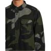 RVCA Men’s Thatll Work Flannel Long Sleeve Woven Shirt(Panhandle Flannel/Camo)