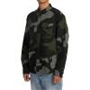 RVCA Men’s Thatll Work Flannel Long Sleeve Woven Shirt(Panhandle Flannel/Camo)