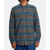 RVCA Men’s Thatll Work Flannel Long Sleeve Woven Shirt(Rvca Blanket/Multi)