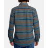 RVCA Men’s Thatll Work Flannel Long Sleeve Woven Shirt(Rvca Blanket/Multi)