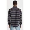 RVCA Men’s Thatll Work Flannel Long Sleeve Woven Shirt(Rvca Blanket/Navy)