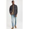 RVCA Men’s Thatll Work Flannel Long Sleeve Woven Shirt(Rvca Blanket/Navy)