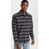 RVCA Men’s Thatll Work Flannel Long Sleeve Woven Shirt(Rvca Blanket/Navy)