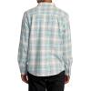 RVCA Men’s Thatll Work Flannel Long Sleeve Woven Shirt(That’ll Work Flannel | Silver Bleach)