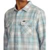 RVCA Men’s Thatll Work Flannel Long Sleeve Woven Shirt(That’ll Work Flannel | Silver Bleach)