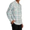 RVCA Men’s Thatll Work Flannel Long Sleeve Woven Shirt(That’ll Work Flannel | Silver Bleach)