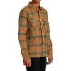RVCA Men’s Thatll Work Flannel Long Sleeve Woven Shirt(Va Cpo | Camel)