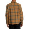 RVCA Men’s Thatll Work Flannel Long Sleeve Woven Shirt(Va Cpo | Camel)
