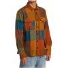 RVCA Men’s Thatll Work Flannel Long Sleeve Woven Shirt(Va Cpo Shirt/Multi)