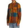 RVCA Men’s Thatll Work Flannel Long Sleeve Woven Shirt(Va Cpo Shirt/Multi)