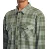 RVCA Men’s Thatll Work Flannel Long Sleeve Woven Shirt(Vacancy/Surplus)