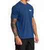 RVCA Men’s Va Mark Short Sleeve Dri-Release T-Shirt(Army Blue (Icon))