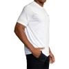 RVCA Men’s Va Mark Short Sleeve Dri-Release T-Shirt(Icon/White)