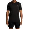 RVCA Men’s Va Mark Short Sleeve Dri-Release T-Shirt(Rvca 2x/Black 222)