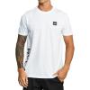 RVCA Men’s Va Mark Short Sleeve Dri-Release T-Shirt(Rvca 2x/White 222)