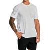 RVCA Men’s Va Mark Short Sleeve Dri-Release T-Shirt(White (All Brand 2))