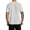 RVCA Men’s Va Mark Short Sleeve Dri-Release T-Shirt(White (All Brand 2))