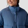 Stoic, Cropped Boxy Snap Front Puffer – Women’s(Slate)