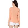 TravisMathew Womens Cloud Henley Long Sleeve(Canyon Sunset)
