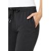 TravisMathew Women’s Cloud Tie Joggers(Heather Black)