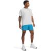 Under Armour Men’s Woven 5-inch Shorts((452) Ether Blue / / White)