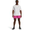 Under Armour Men’s Woven 5-inch Shorts((686) Astro Pink / / Black)