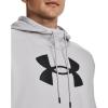 Under Armour mens Armour Fleece Big Logo Hoodie((014) Halo Gray / / Black)