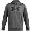 Under Armour mens Armour Fleece Big Logo Hoodie((025) Castlerock / / Black)