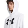 Under Armour mens Armour Fleece Big Logo Hoodie((100) White / / Black)