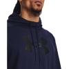 Under Armour mens Armour Fleece Big Logo Hoodie((410) Midnight Navy / / Black)