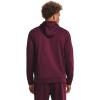 Under Armour mens Armour Fleece Big Logo Hoodie((600) Dark Maroon / / Black)