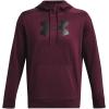 Under Armour mens Armour Fleece Big Logo Hoodie((600) Dark Maroon / / Black)