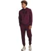 Under Armour mens Armour Fleece Big Logo Hoodie((600) Dark Maroon / / Black)