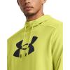 Under Armour mens Armour Fleece Big Logo Hoodie((743) Lime Yellow / / Black)