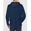 Under Armour mens Armour Fleece Big Logo Hoodie(Academy Blue (408)/Black)