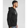 Under Armour mens Armour Fleece Big Logo Hoodie(Black (001)/Pitch Gray)