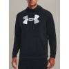 Under Armour mens Armour Fleece Big Logo Hoodie(Black)