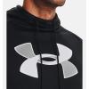 Under Armour mens Armour Fleece Big Logo Hoodie(Black)