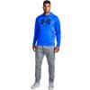 Under Armour mens Armour Fleece Big Logo Hoodie(Emotion Blue (401)/Black)