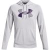 Under Armour mens Armour Fleece Big Logo Hoodie(Halo Gray (014)/Twilight Purple)