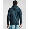 Under Armour mens Armour Fleece Big Logo Hoodie(Mechanic Blue (467)/Seaglass Blue)