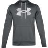 Under Armour mens Armour Fleece Big Logo Hoodie(Pitch Gray (012)/Halo Gray)