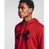 Under Armour mens Armour Fleece Big Logo Hoodie(Red (600)/Black)