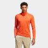 adidas Mens Terrex Multi Half-Zip Long Sleeve T-Shirt(Semi Impact Orange)